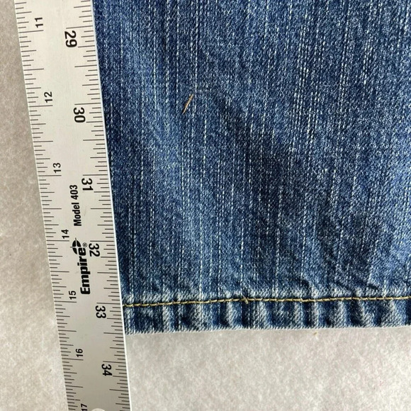 Dockers Jeans Men's 36x34 Blue Medium WashDenim Classic Fit Straight Leg  Button - Picture 5 of 10